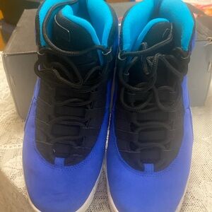 Air Jordan 20Retro (GS)Racer blue / team orange-black.